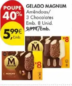 Pingo Doce Gelado magnum promoção