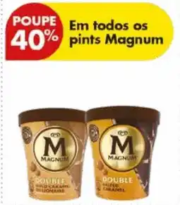 Pingo Doce Em todos os pints Magnum promoção