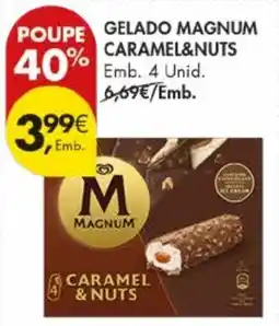 Pingo Doce Gelado magnum caramel&nuts promoção