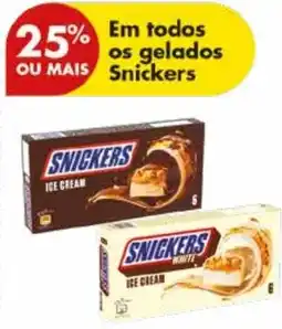 Pingo Doce Em todas os gelados Snickers promoção
