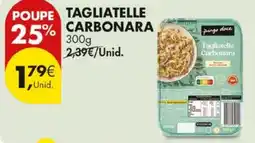 Pingo Doce Tagliatelle Carbonara promoção