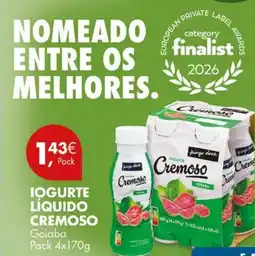 Pingo Doce Iogurte liquido cremoso promoção