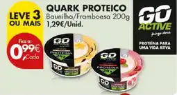 Pingo Doce Quark quark proteico leve 3 baunilha/framboesa 200g baunilha/framboesa promoção