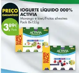 Pingo Doce Iogurte líquido 000% activia promoção