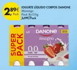 Pingo Doce Iogurte líquido corpos danone promoção