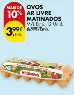 Pingo Doce Ovos ar livre matinados promoção
