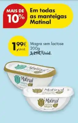 Pingo Doce Matinal Magra sem lactose promoção