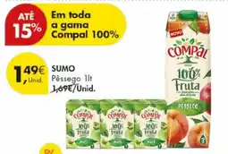 Pingo Doce Sumo Compal promoção