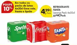 Pingo Doce Refrigerante fanta promoção