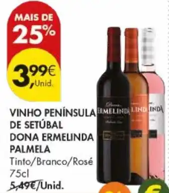 Pingo Doce Vinho península de setúbal dona ermelinda palmela promoção