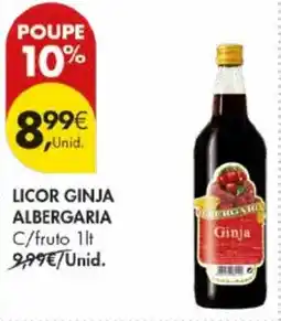 Pingo Doce Licor ginja albergaria c/fruto promoção