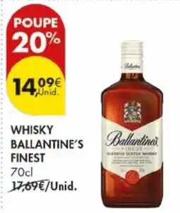 Pingo Doce Whisky ballantine's finest promoção