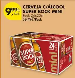 Pingo Doce Cerveja c/álcool super bock mini promoção