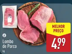 ALDI Lombo de Porco promoção