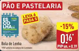 ALDI Bola de Lenha promoção