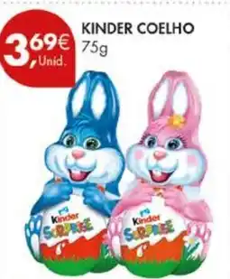 Pingo Doce Kinder coelho promoção