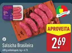 ALDI Salsicha Brasileira promoção