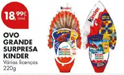 Pingo Doce Ovo grande surpresa kinder promoção