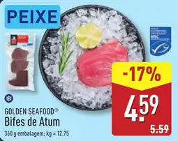 ALDI GOLDEN SEAFOOD Bifes de Atum promoção