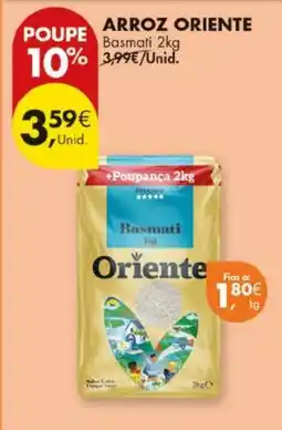 Pingo Doce Arroz oriente basmati promoção
