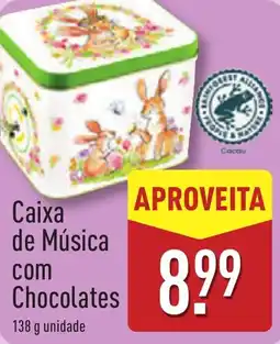 ALDI Caixa de Música com Chocolates promoção