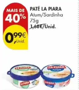 Pingo Doce Paté la piara Atum/Sardinha promoção