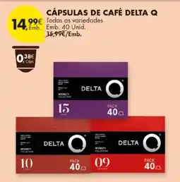 Pingo Doce Cápsulas de café delta q promoção