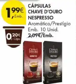 Pingo Doce Cápsulas chave douro nespresso promoção