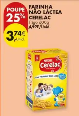 Pingo Doce Farinha não lãctea cerelac promoção