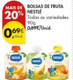 Pingo Doce Bolsas de fruta Nestlé promoção