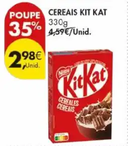 Pingo Doce Cereais kit kat promoção