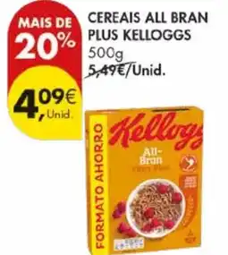 Pingo Doce Cereais all bran plus kelloggs promoção