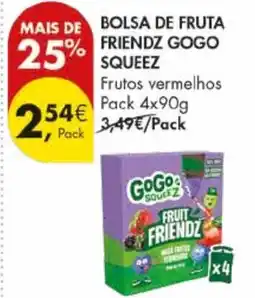 Pingo Doce Bolsa de fruta friendz gogo squeez promoção