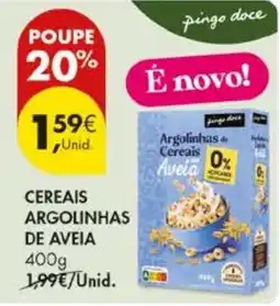 Pingo Doce Cereais argolinhas de aveia promoção