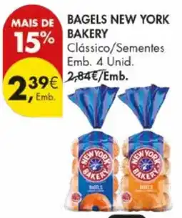 Pingo Doce Bagels new york bakery promoção