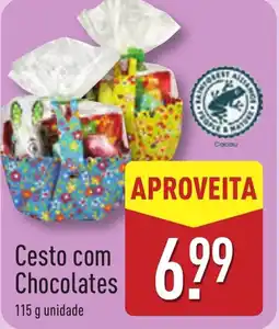ALDI Cesto com Chocolates promoção