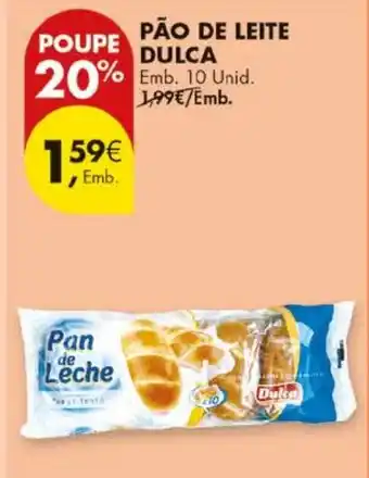 Pingo Doce Pão de leite dulca promoção