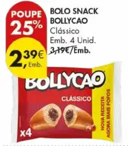 Pingo Doce Bolo snack bollycao promoção