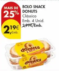 Pingo Doce Bolo snack donuts promoção