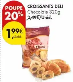 Pingo Doce Croissants deli chocolate promoção