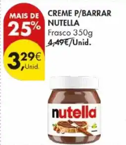 Pingo Doce Creme p/barrar nutella promoção