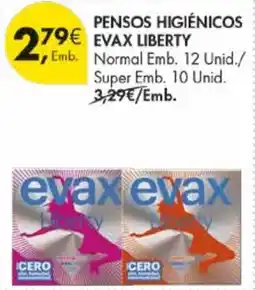 Pingo Doce Pensos higiénicos evax liberty promoção