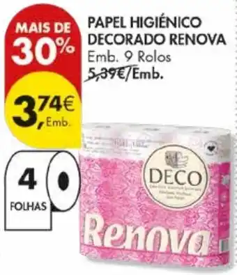 Pingo Doce Papel higiénico decorado renova promoção