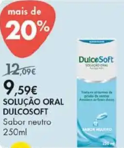 Pingo Doce Solução oral dulcosoft sabor neutro promoção