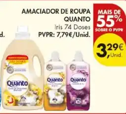Pingo Doce Amaciador de roupa quanto promoção