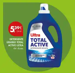 Pingo Doce Detergente líquido total active ultra 44 doses promoção
