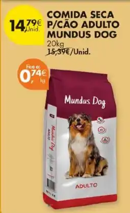 Pingo Doce Comida seca p/cão adulto mundus dog promoção