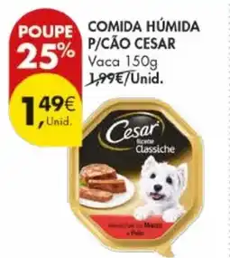 Pingo Doce Comida húmida p/cão cesar promoção