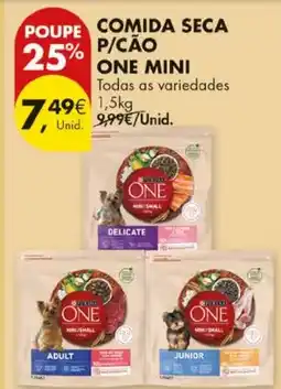 Pingo Doce Comida seca p/cão one mini promoção