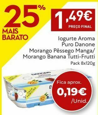 Amanhecer Iogurte danone promoção